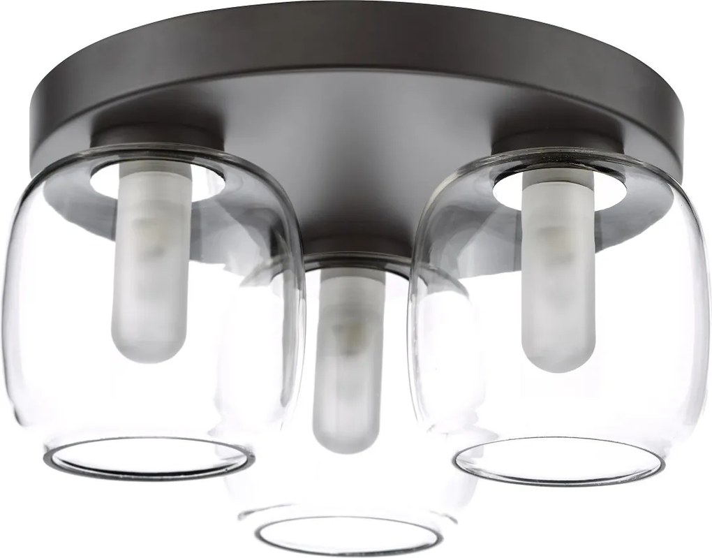 Dar Lighting modern mennyezeti lámpa edaline matt fekete dareda5322