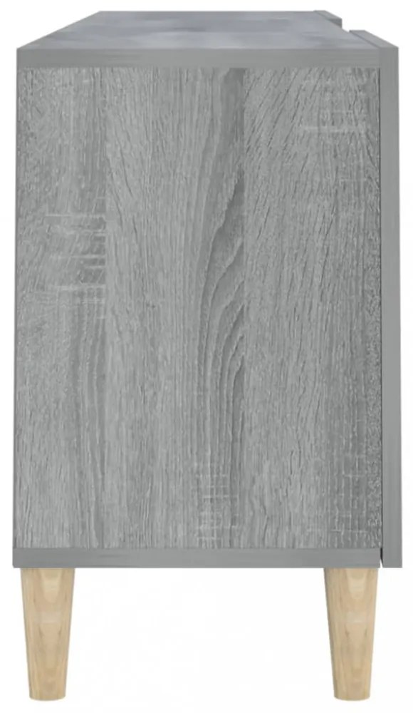 vidaXL szürke sonoma színű szerelt fa TV-szekrény 150x30x50 cm