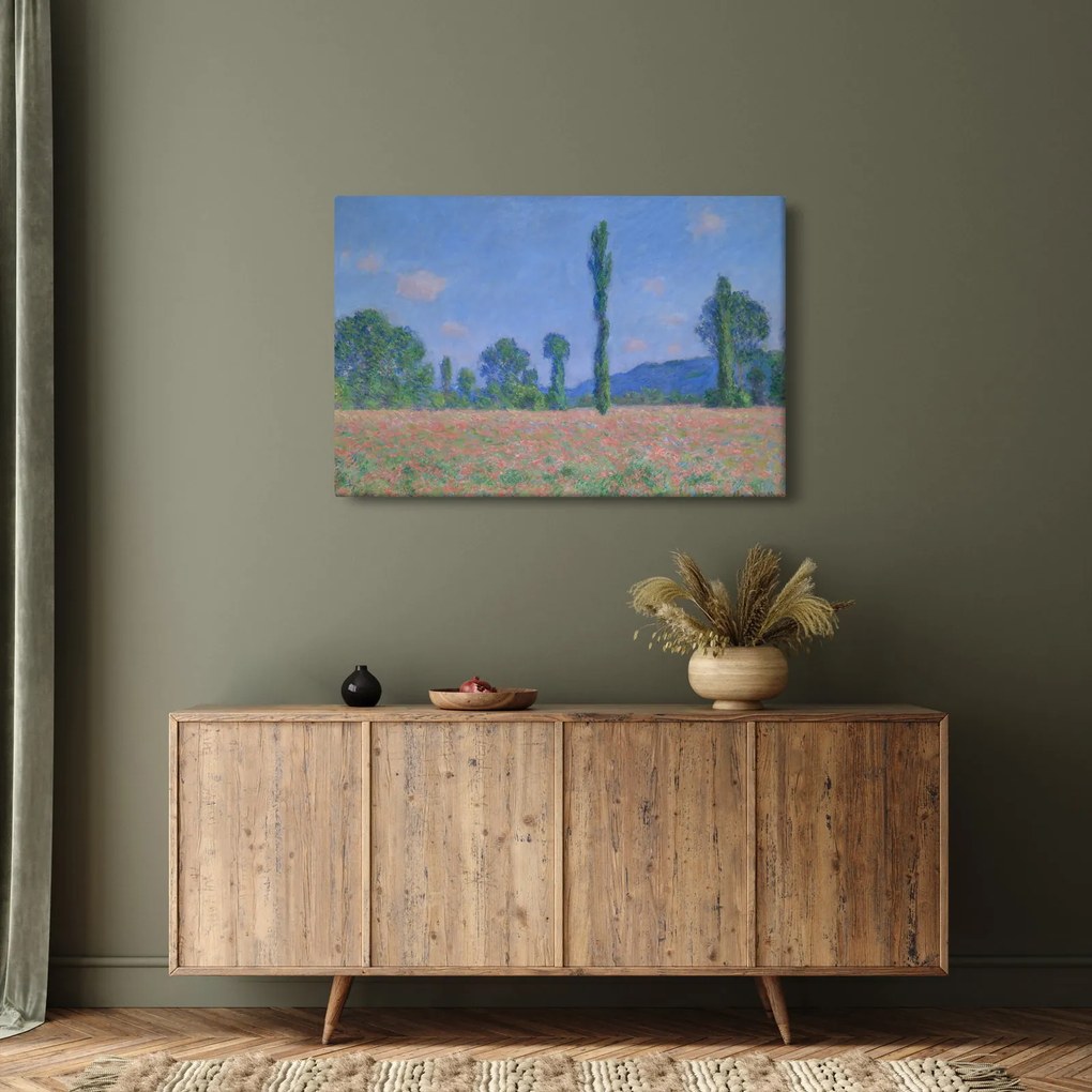 Kép - Claude Monet, Poppy Field (Giverny), reprodukciók (90x60 cm)