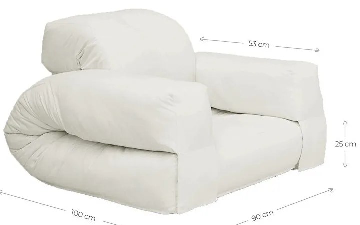 Sárga fotel Hippo - Karup Design