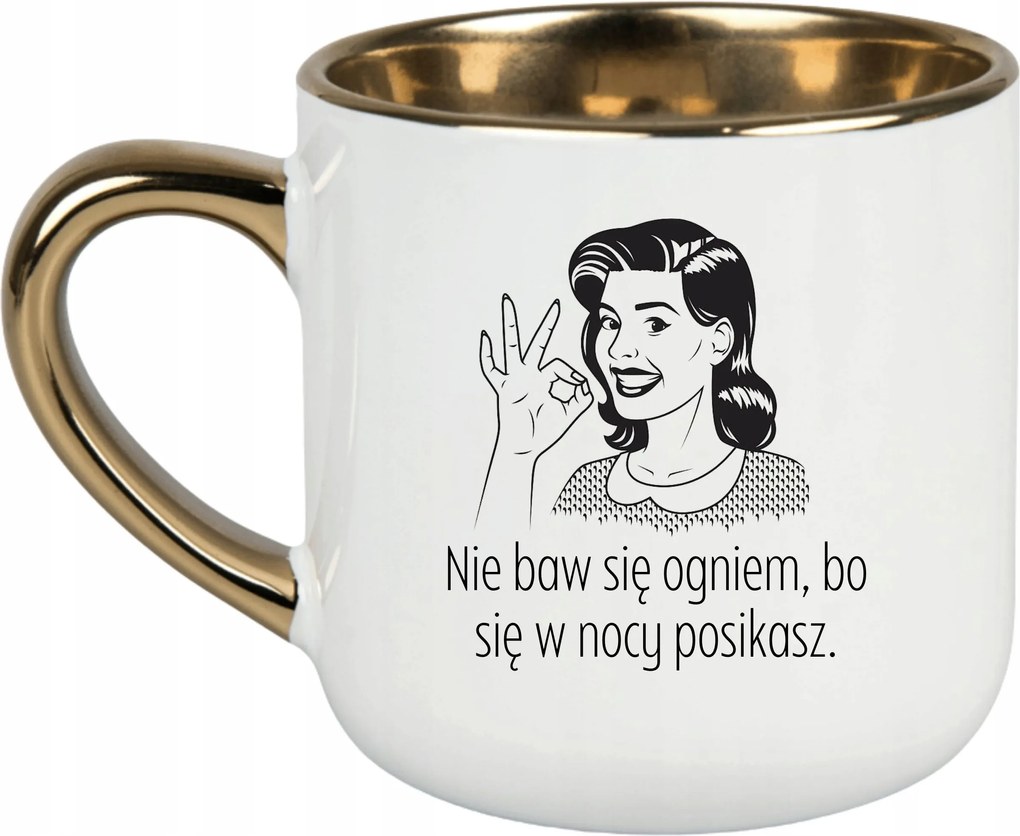 Bögre Fehér 400ml Ajándék Vicces Anyák Napja Ne Játssz A Tűzzel