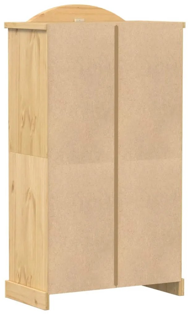 Corona tömör fenyőfa ruhásszekrény 102 x 52 x 186 cm