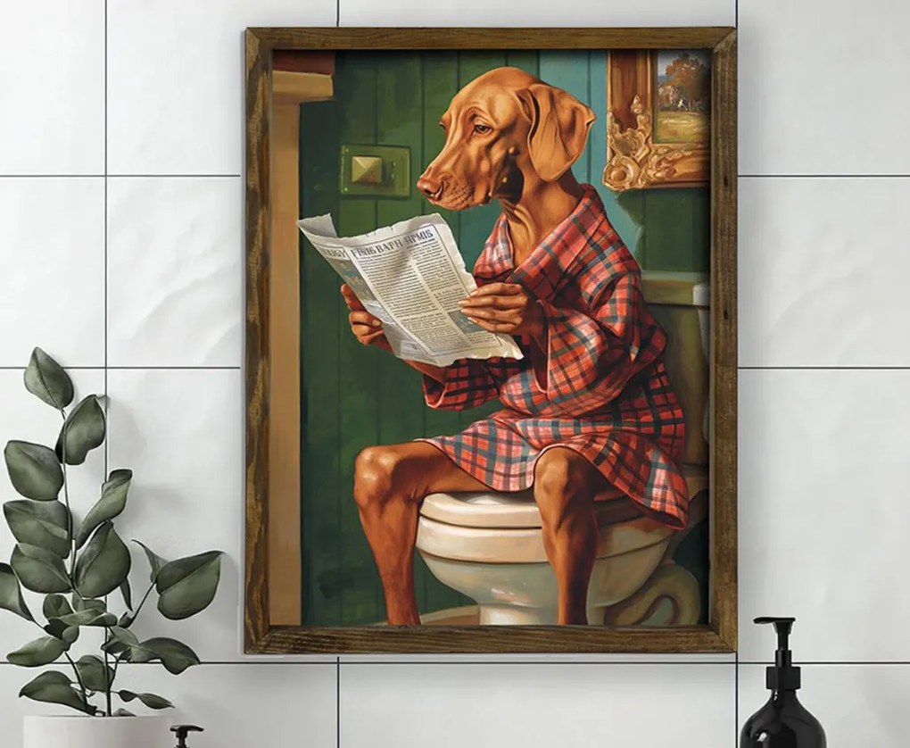 AI006 keretezett MDF falikép, 35 x 47 cm