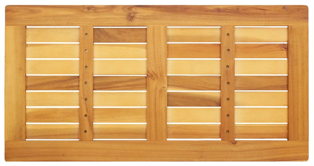 Asztallap 90x45x2,2 cm Négyszögletes Tömör Fa Akác