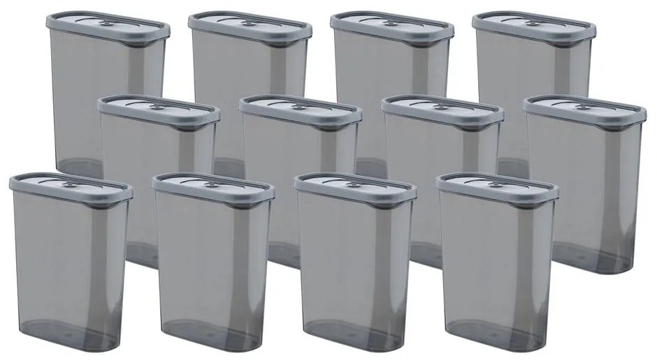 Élelmiszertartó doboz szett 12 db-os Fresco – Hermia