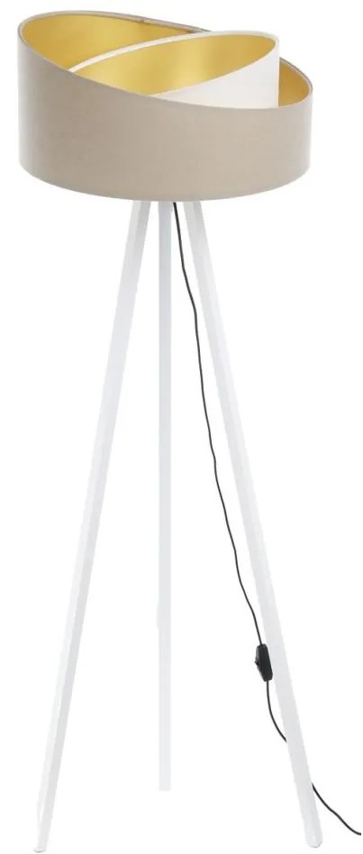 Állólámpa GALAXY 1xE27/60W/230V bézs/fehér