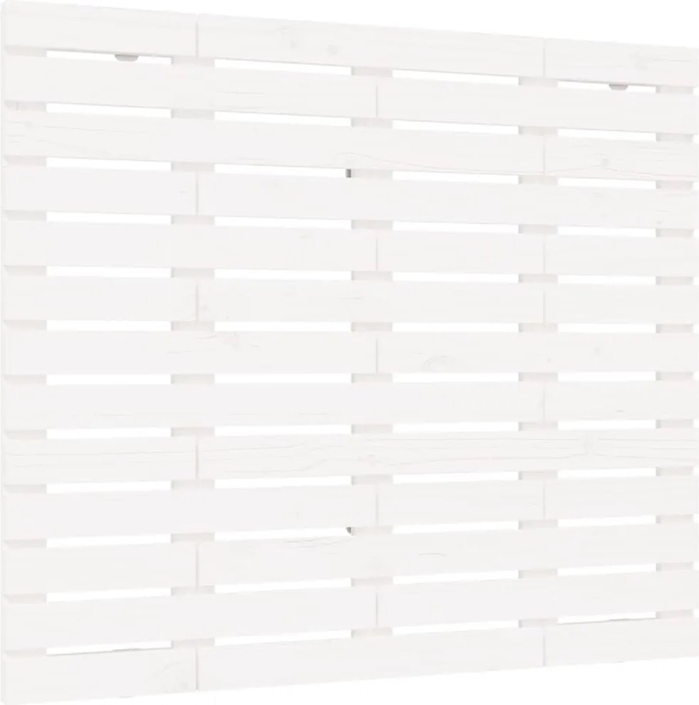 vidaXL fehér tömör fenyőfa fali fejtámla 96 x 3 x 91,5 cm