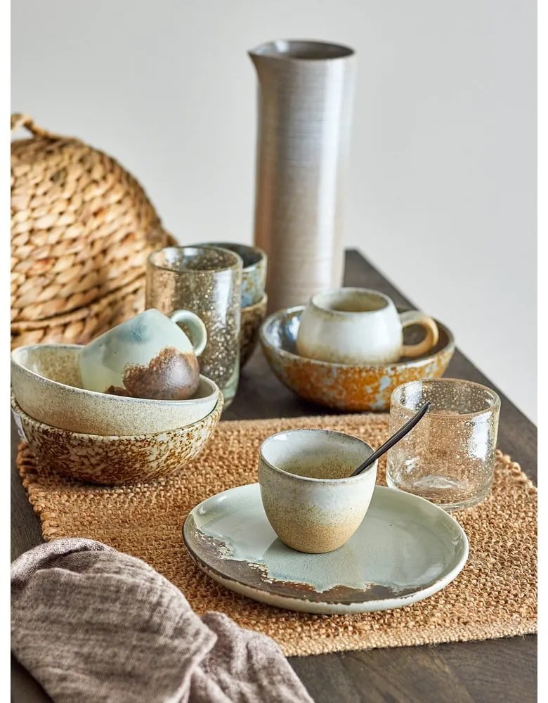 Agyagkerámia étkészlet 12 db-os Paula – Bloomingville