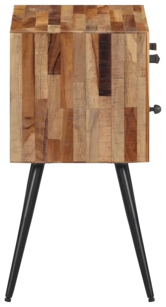 tömör tíkfa éjjeliszekrény 47 x 31,5 x 60 cm