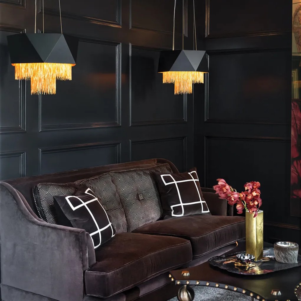 Elstead Lighting ZUMA HK-ZUMA6-SBG Függőlámpa 6x60W/E27