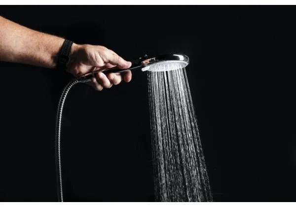 Sapho kézi zuhany, öblítő funkció, fényes króm kivitel