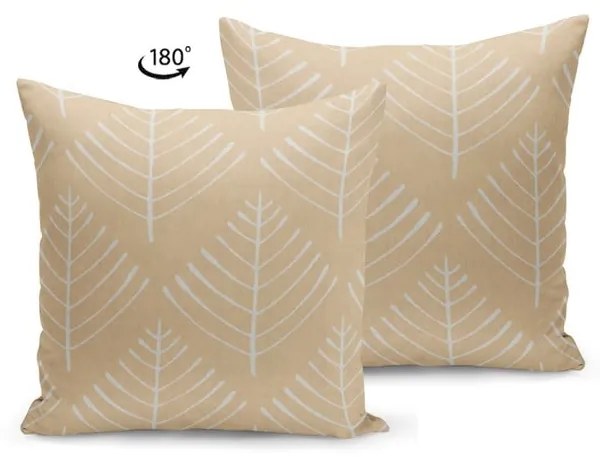 Yellow Christmas díszpárna, 43 x 43 cm - Kate Louise