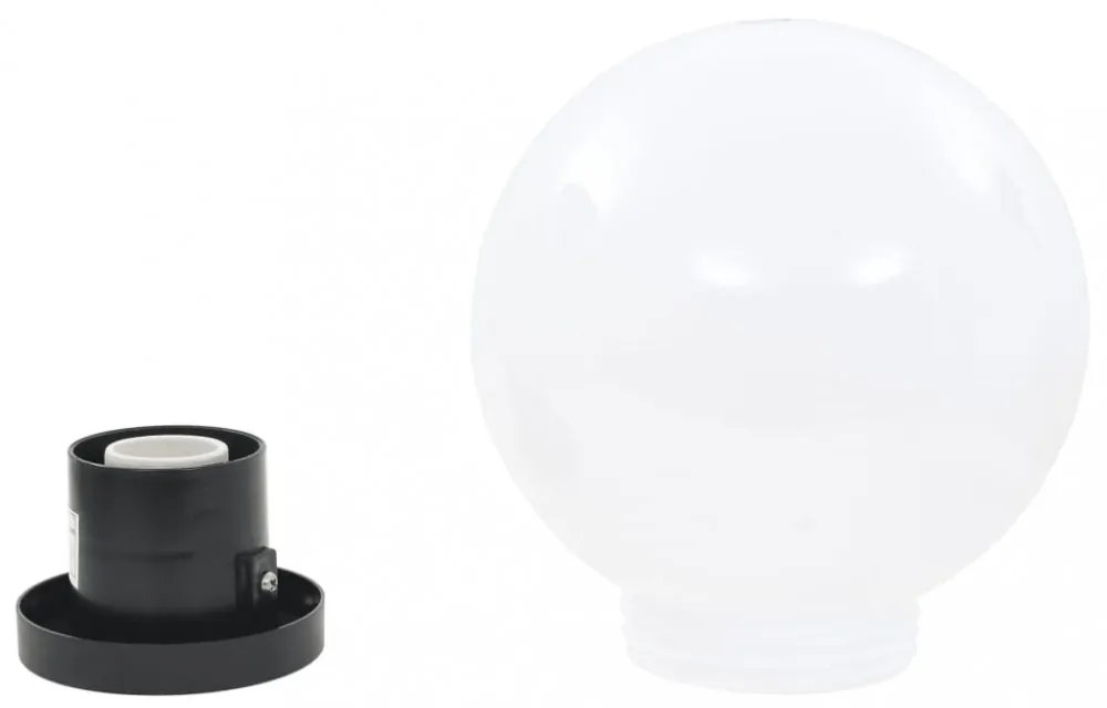 2 db LED gömblámpa 20 cm PMMA