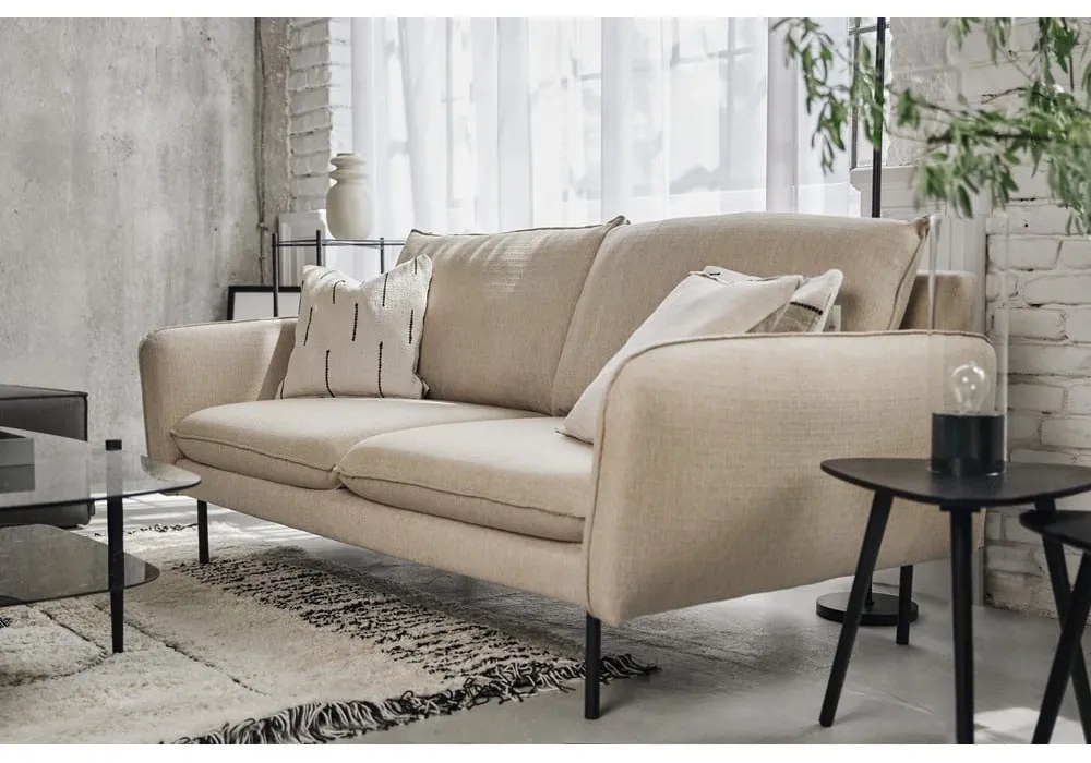 Vienna bézs kanapé, 200 cm - Cosmopolitan Design
