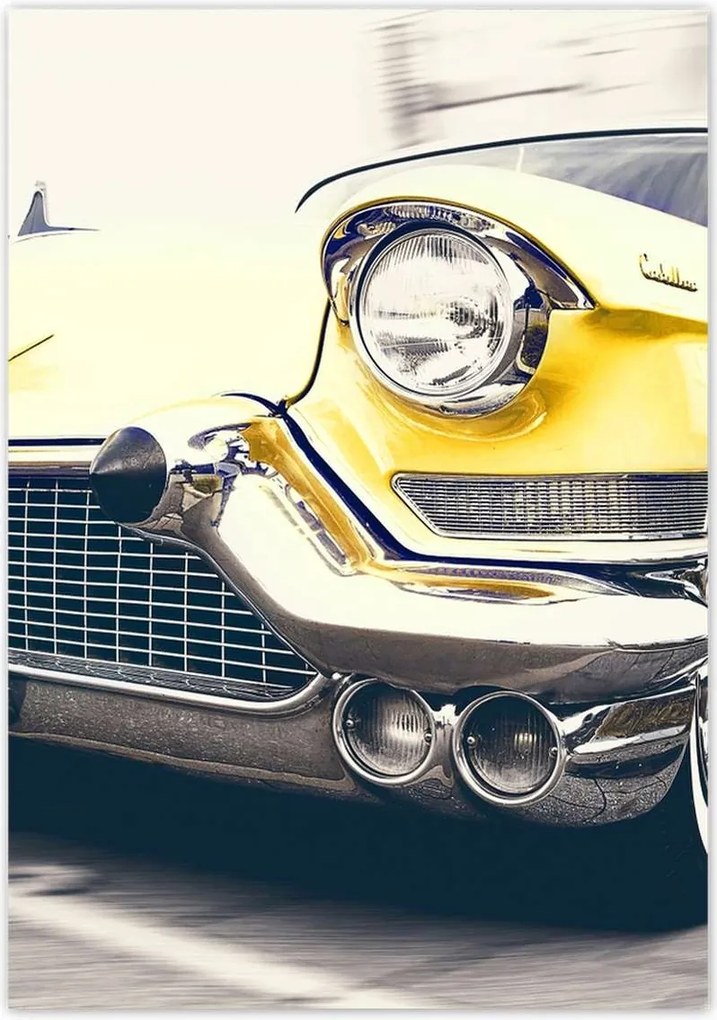 Poszterek 70x100 Sárga Cadillac