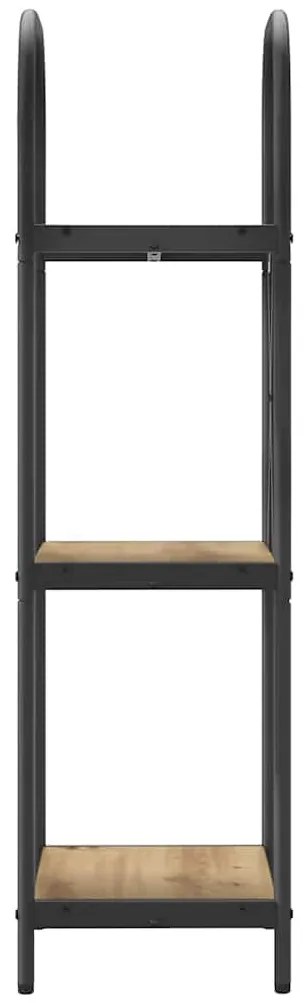 Könyvespolc kézműves tölgy 40 x 30 x 109 cm Faanyag