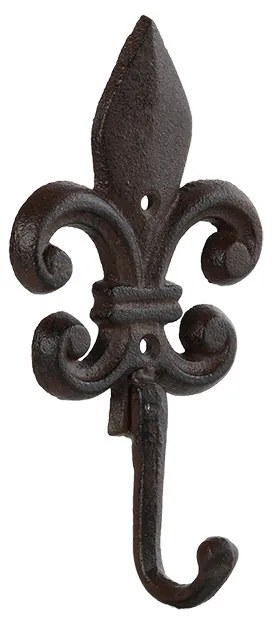 Öntöttvas akasztó, 20 cm, B