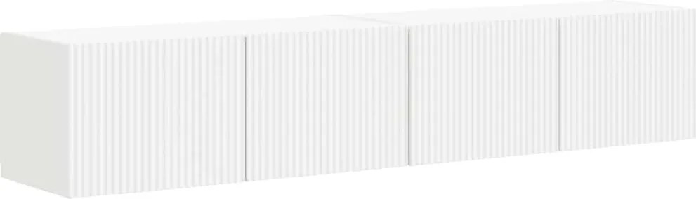 vidaXL TV Fali Szekrény 2 pcs Fehér 60 x 31 x 29.5 cm Faanyag