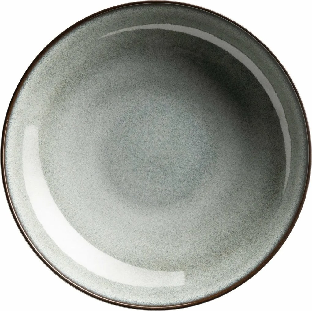 Mäser 8 darabos sekély és mély tányérkészlet SMOKY'S – zöld