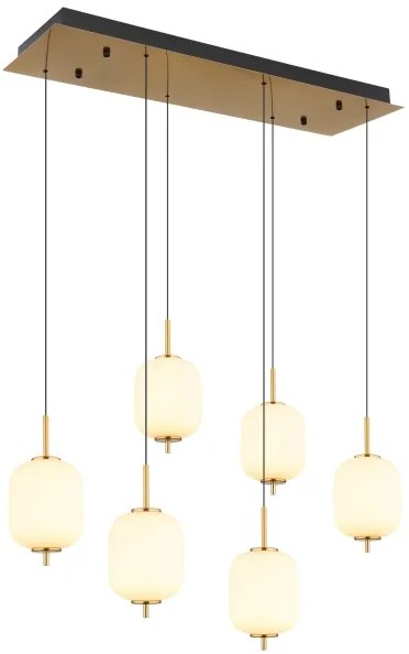 Globo 15217-6 - LED Csillár zsinóron EWALD 6xLED/6,7W/230V