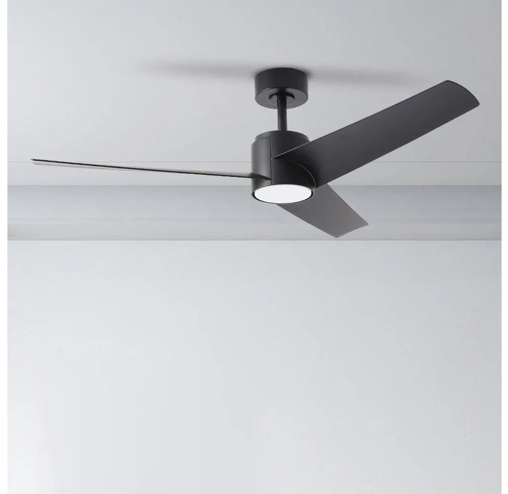 ZEVENTI ZEVENTI - LED Mennyezeti ventilátor ORVIETO LED/18W/230V Wi-Fi Tuya fekete + távirányító ZV0023