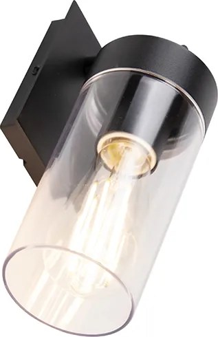 Okos modern kültéri fali lámpa fekete, wifivel ST64 - Rullo