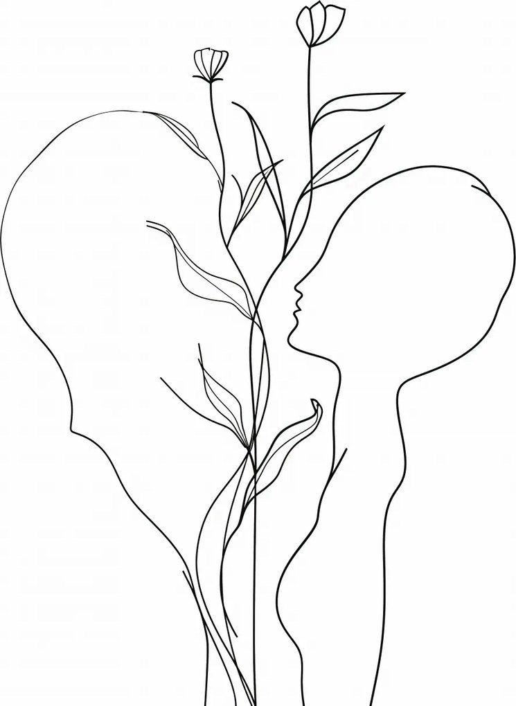 Poszter 39,5x55cm A szív és a természet kombinációja