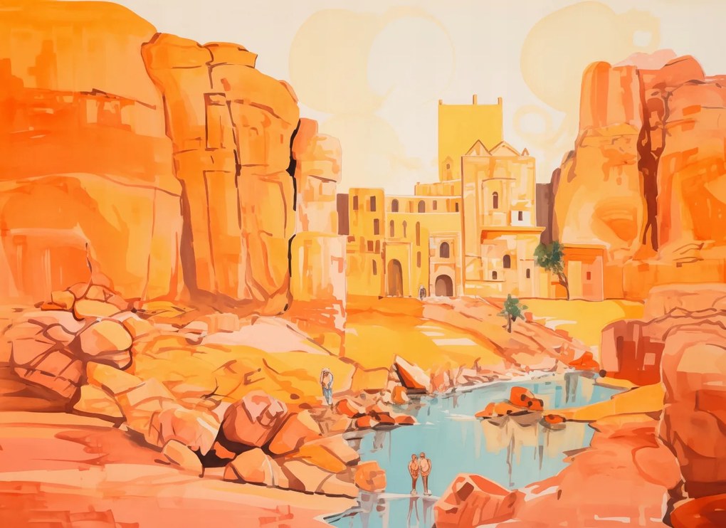 Poszter 55x40cm Romok a nap alatt