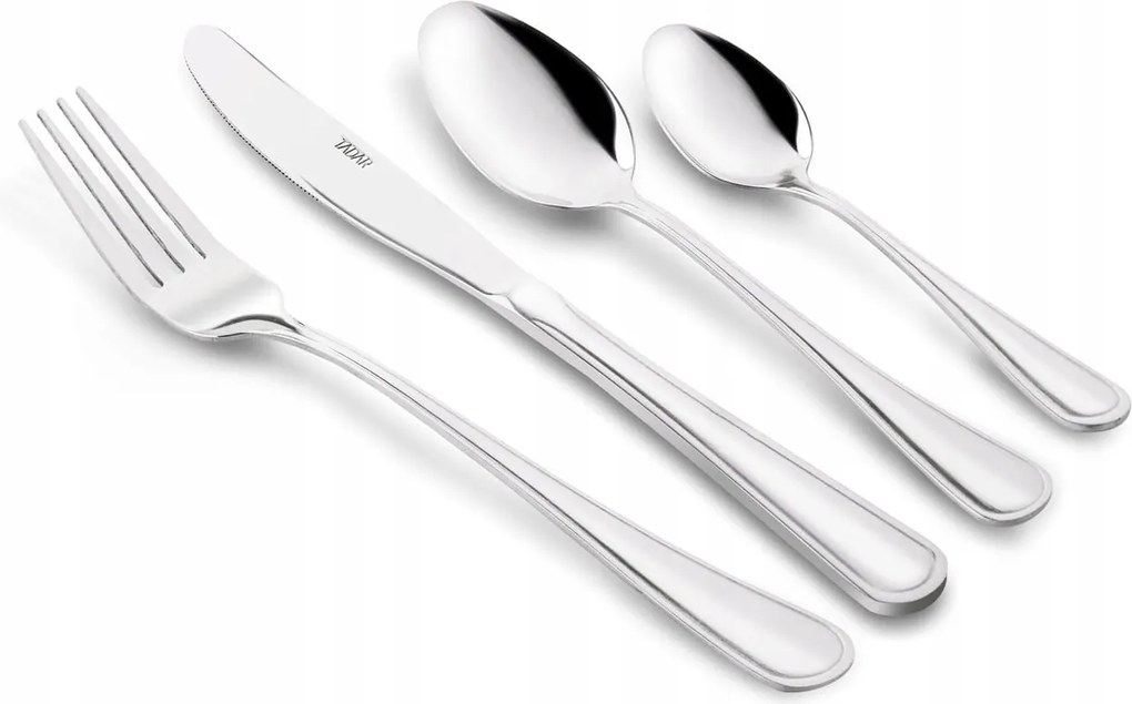 Ebédlő evőeszköz szett 6 személyes, acél