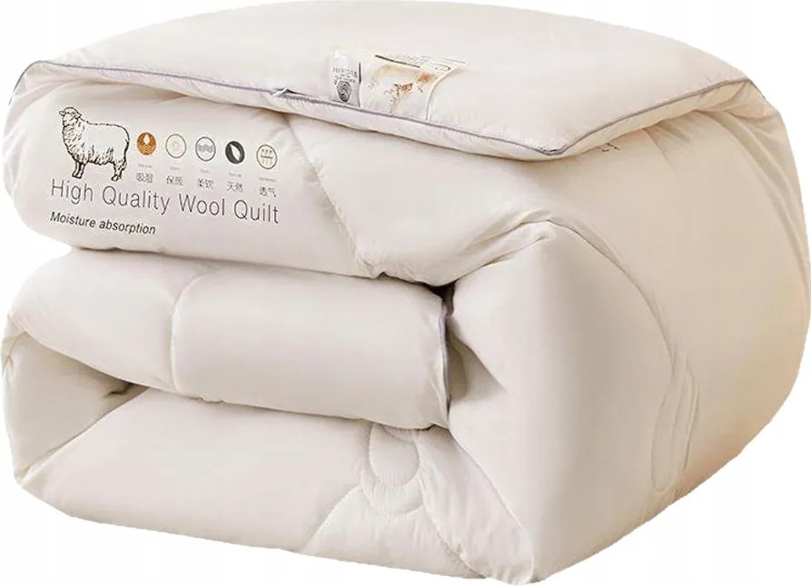 Téli Gyapjú Paplan Báránygyapjú Meleg Téli Gyapjú 160x200cm