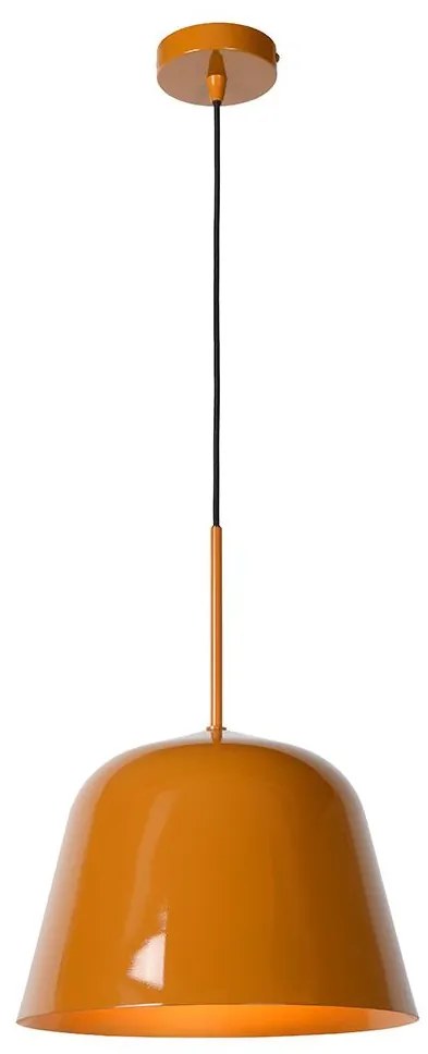 Lucide 30482/31/44 - Csillár zsinóron MISHA 1xE27/60W/230V narancssárga