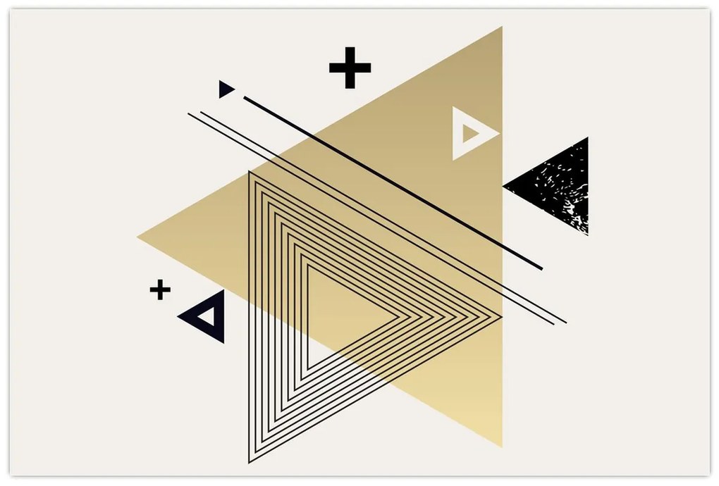 Kép - Geometriai formák N⁰4 (90x60 cm)