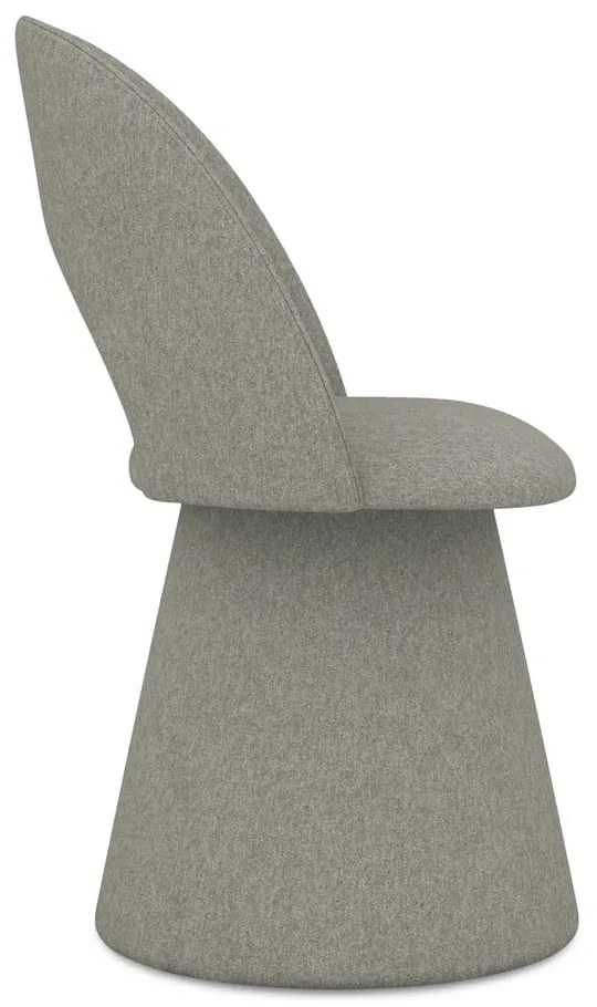 Szürke kárpitozott étkezőfotel Kalo – Makamii