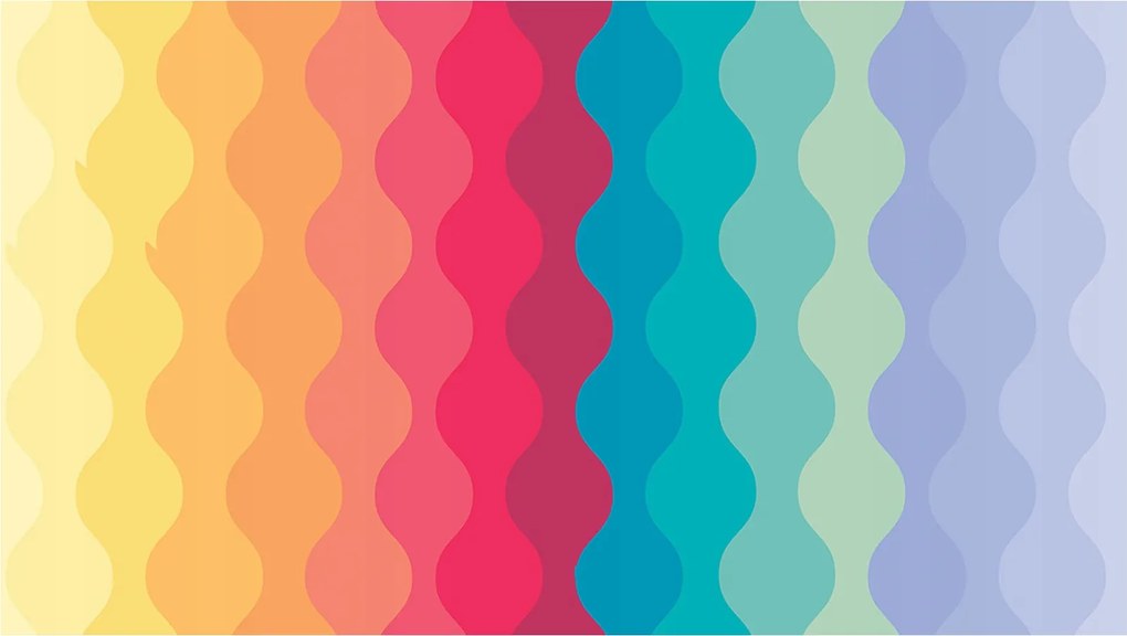 Fotótapéta Színátmenetes hullámok absztrakt vinil szín 368x254 +ragasztó