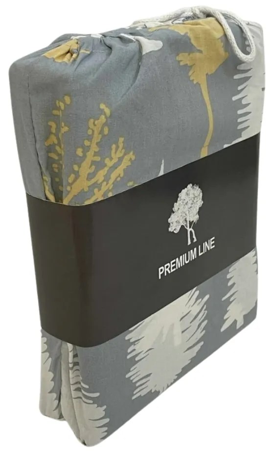 Pamut ágynemű HOLLY REST szürke Ágyneműhuzat mérete: 70 x 90 cm | 140 x 200 cm