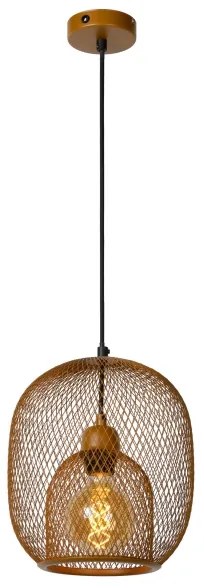 Lucide 78396/01/43 - Csillár zsinóron JERREL 1xE27/40W/230V barna