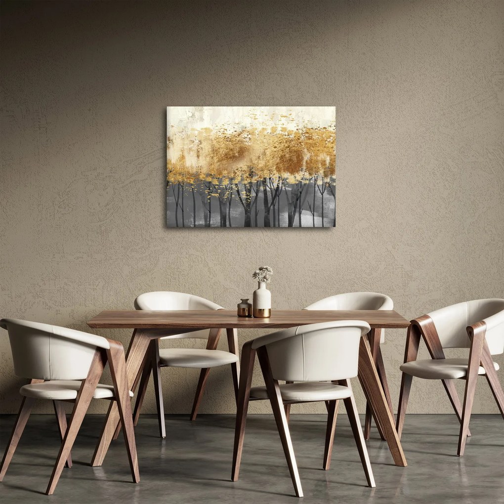 Kép - Arany fák (70x50 cm)