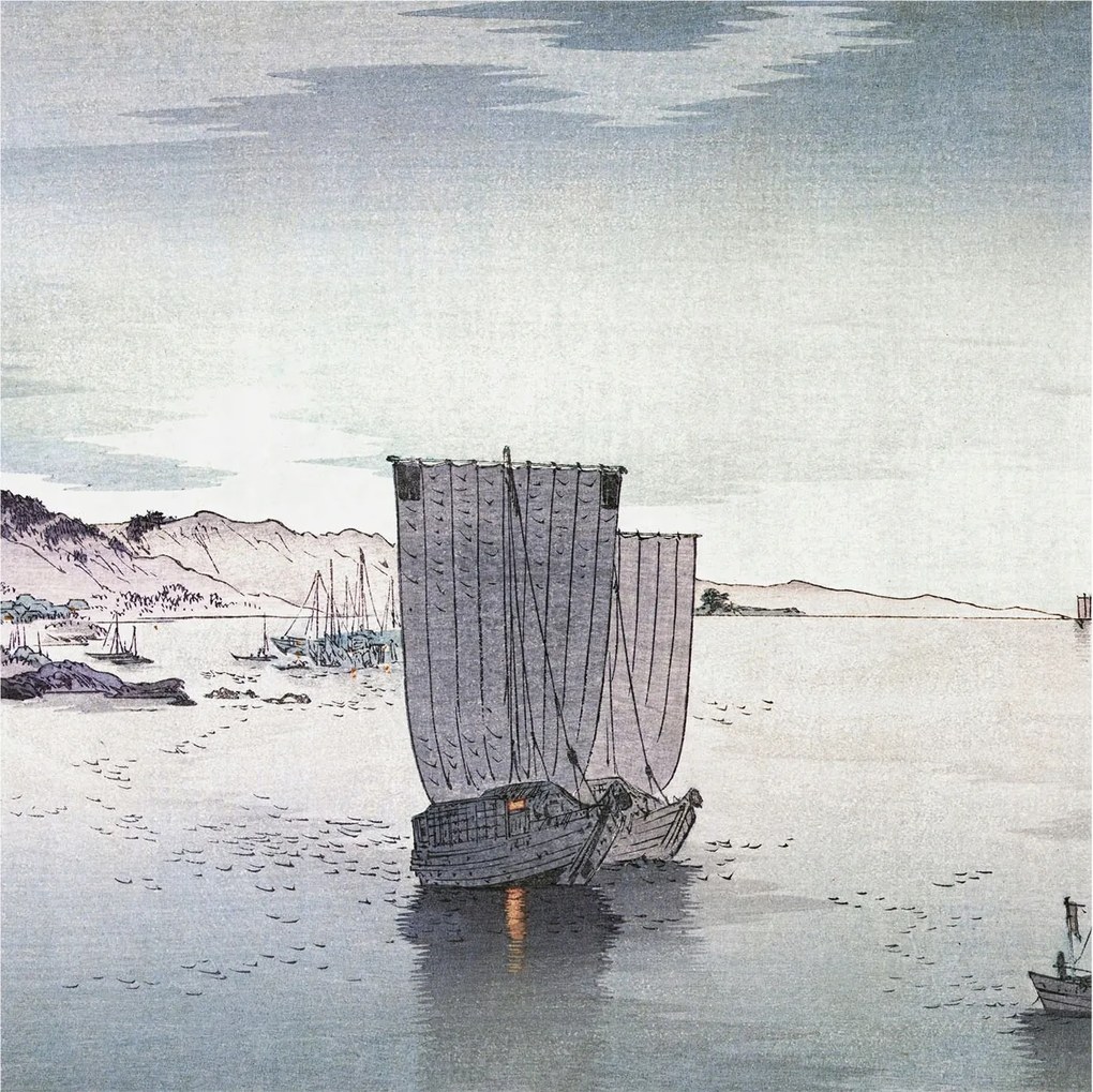 Fotótapéta Flizelin Fali szett Vitorlás táj 250x250 ragasztóval