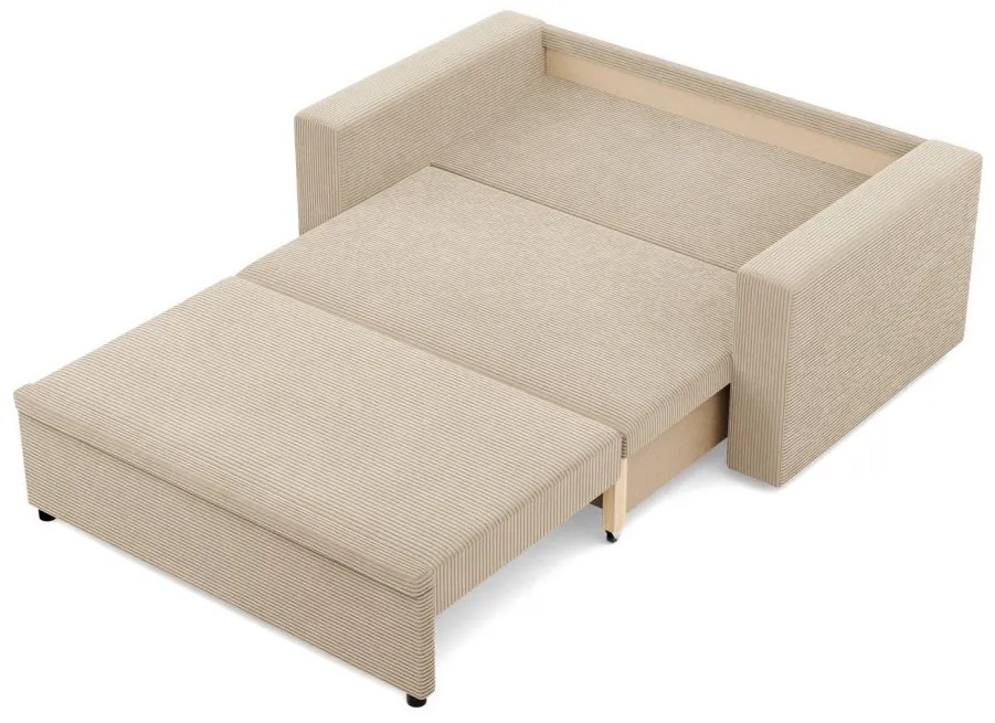 Zeus kanapé, kordbársony, hab töltet, egyenes kartámasz, bézs