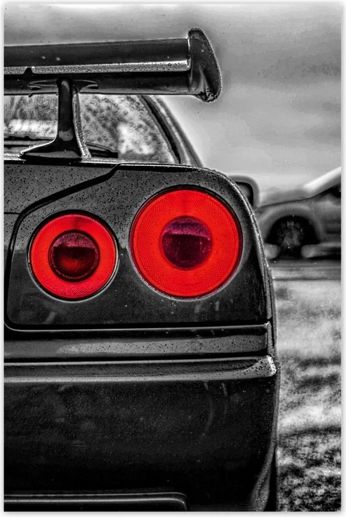 Poszterek 60x90 Sport Nissan Gtr Lámpák