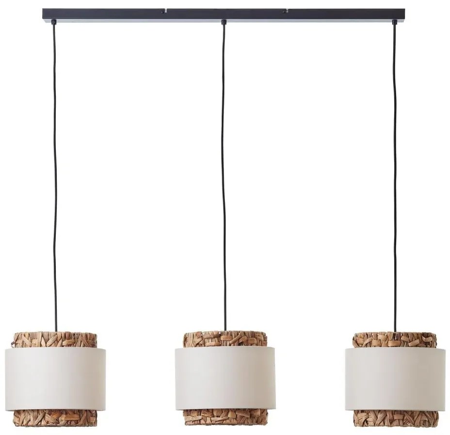 Brilliant - Csillár zsinóron WATERLILLY 3xE27/60W/230V krémes