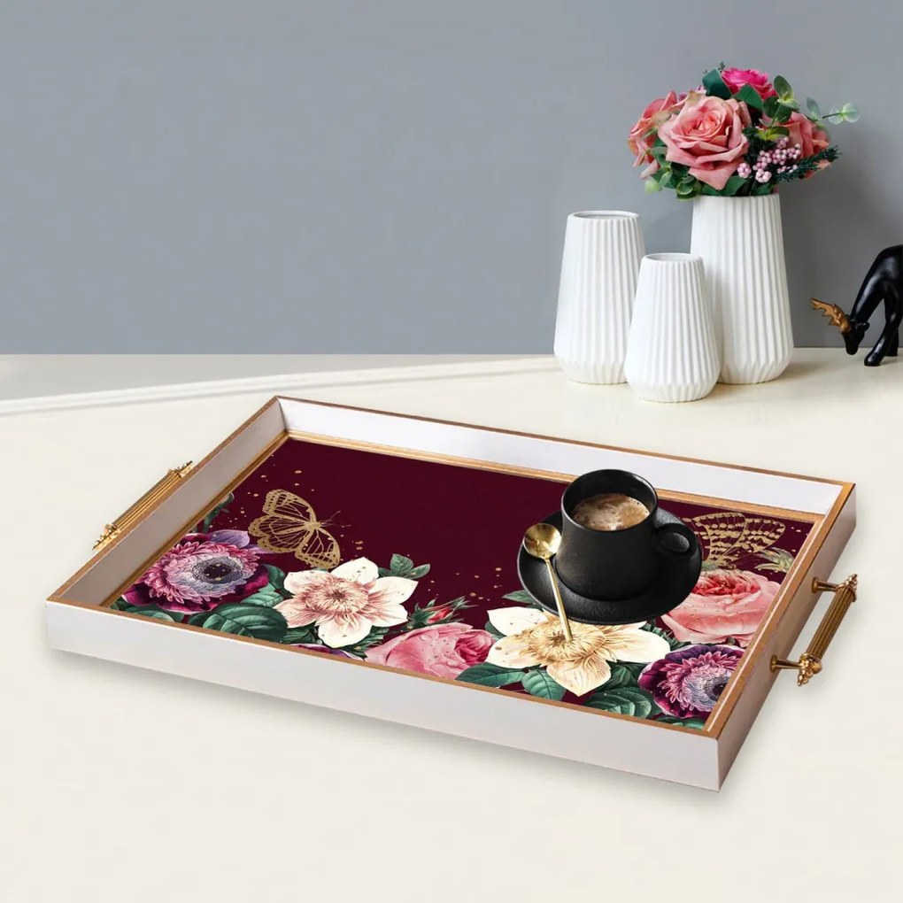 Üveg tálca, 38×24 cm – TPB9825