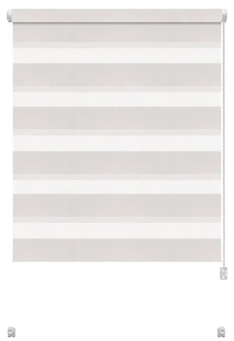 Fehér nappali-éjszakai roló 57x150 cm Zebra – Gardinia