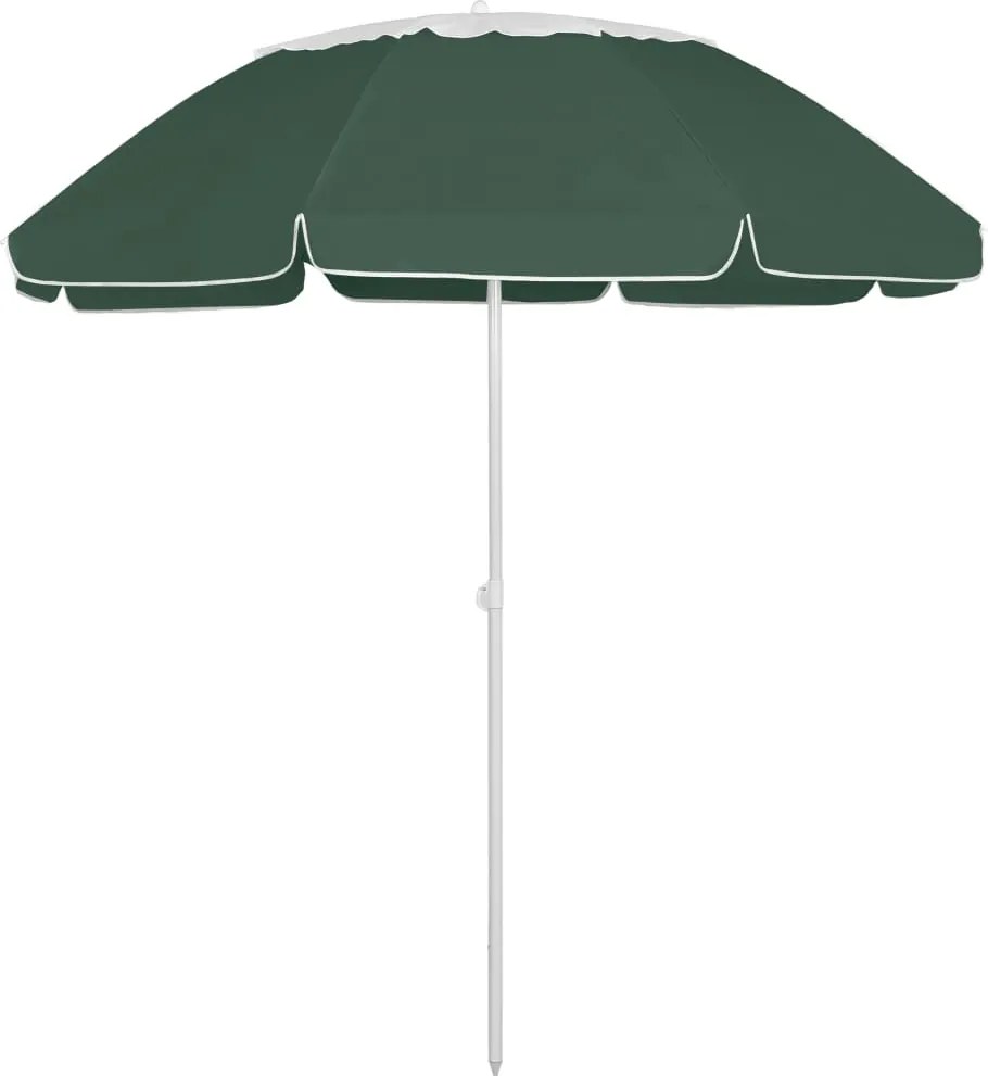 vidaXL zöld strandnapernyő 300 cm