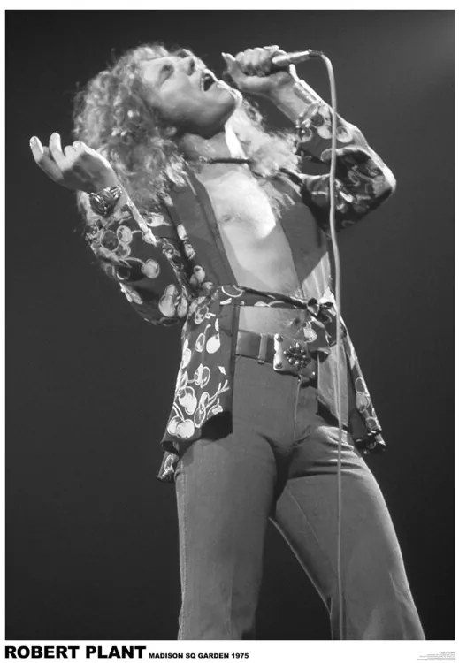 Plakát Led Zeppelin - Robert Plant March 1975 (colour)