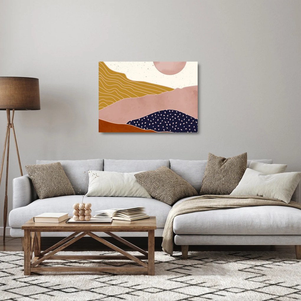 Üveg kép - Spacefrog design hegy N⁰3 (70x50 cm)
