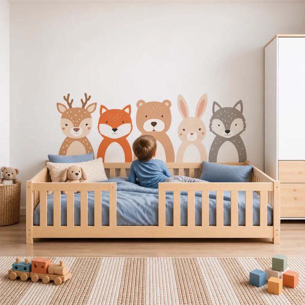 PIPPER. Erdei állatok – textil falmatrica