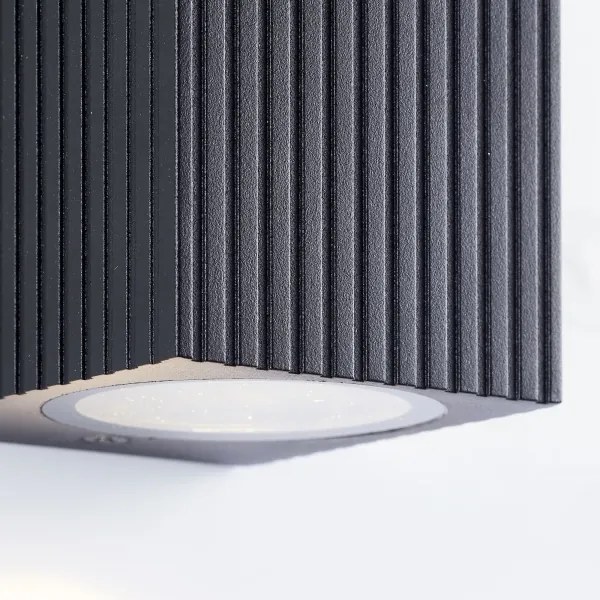 Brilliant - Kültéri fali lámpa JELANI 1xGU10/10W/230V IP44 fekete