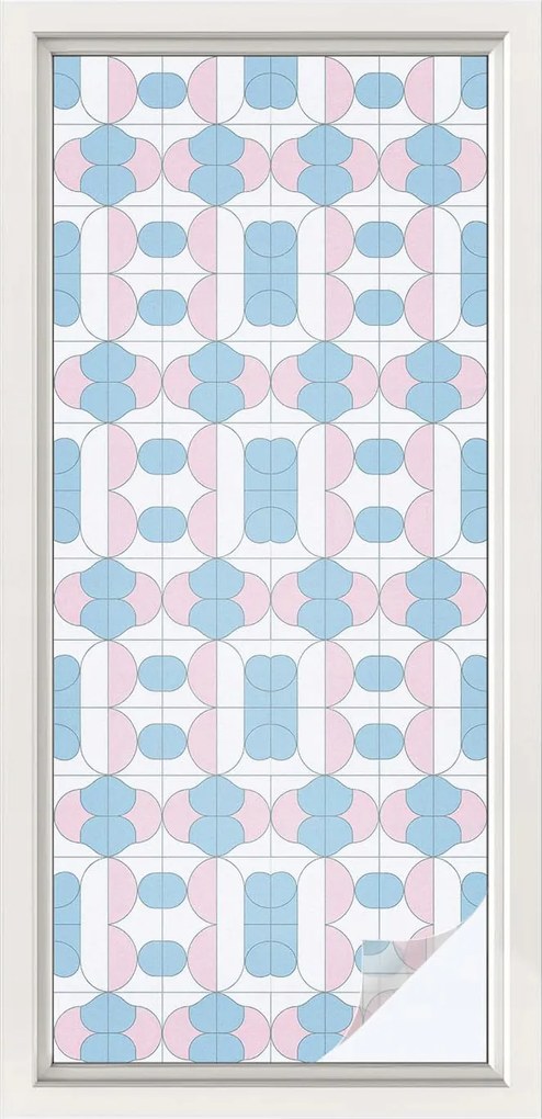 Furnér Ablakfólia Szélvédőre Adatvédelem Pasztell minták 50x116