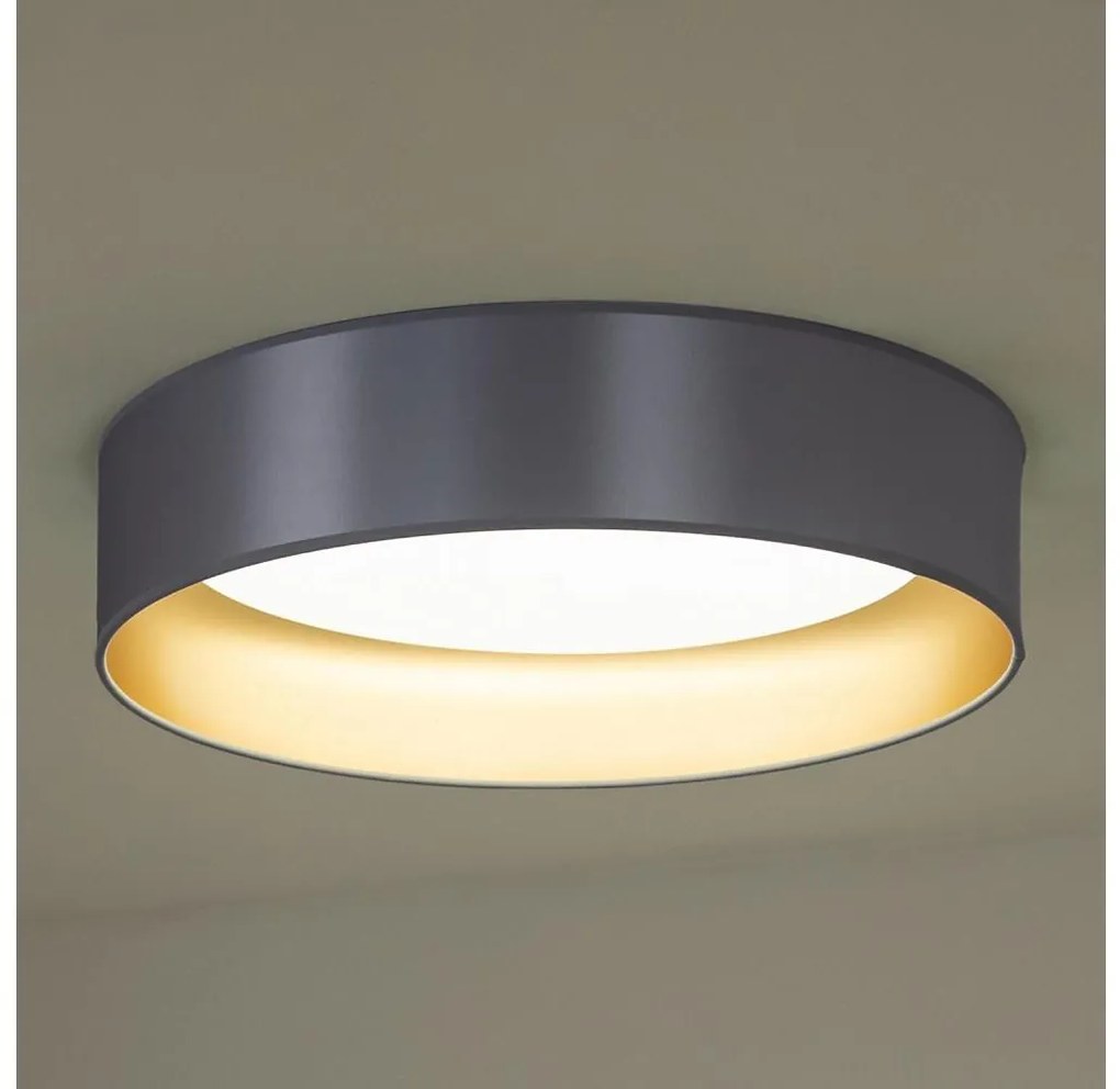 Duolla - LED Mennyezeti lámpa ROLLER LED/24W/230V átm. 45 cm ezüst/arany